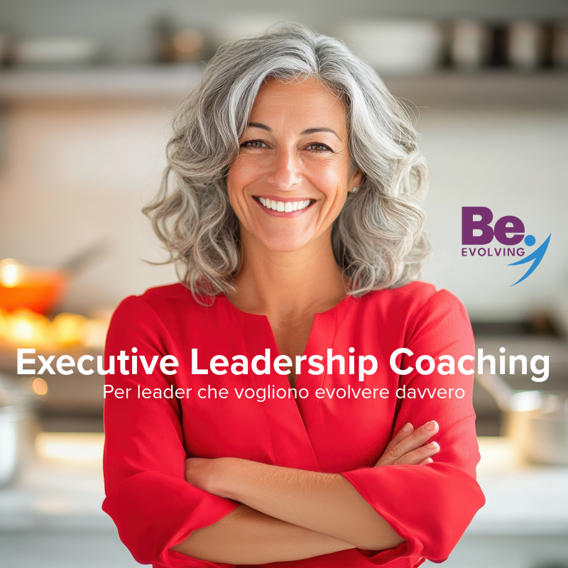 Coach professionista per executive leadership coaching, donna matura, sicura e ispirante